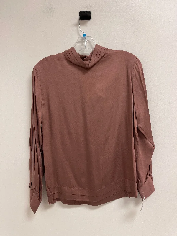 Urban Sense Top Long Sleeve By Cma In Pink, Size: Xs