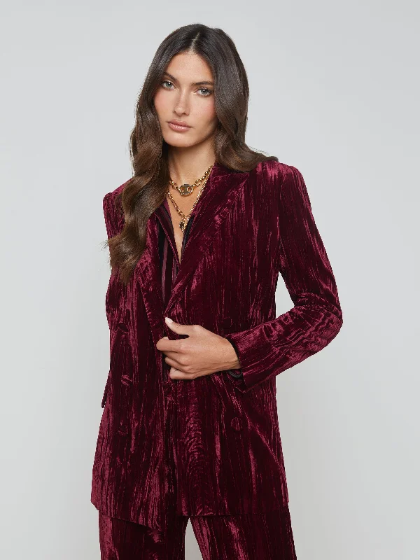 Relaxed Fashion Aimee Velvet Blazer