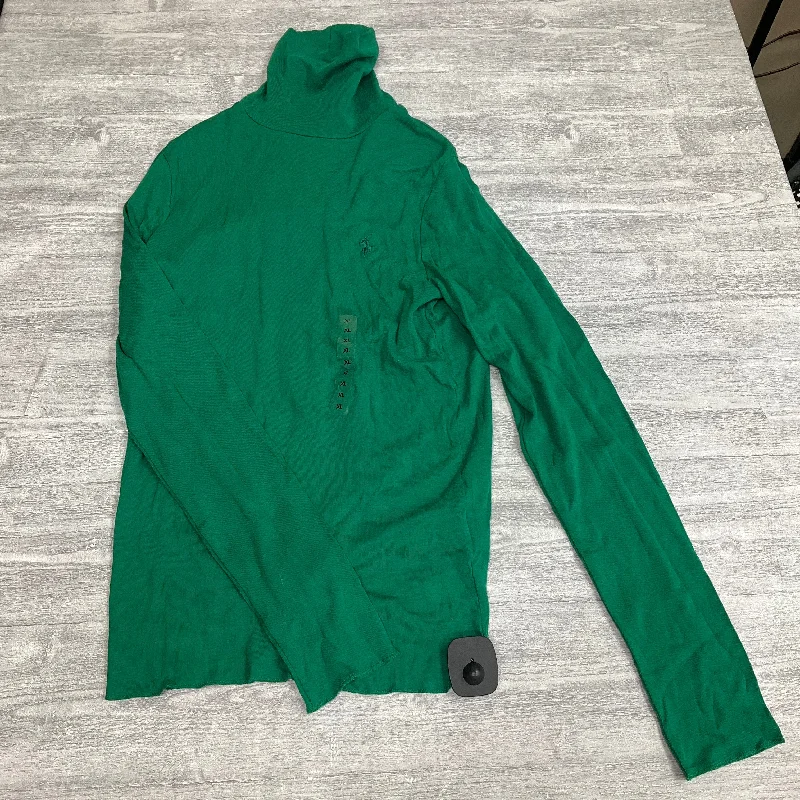 Urban Comfort Top Long Sleeve By Ralph Lauren Blue Label In Green, Size: Xl