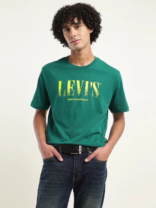 Soft Fabrics Men's Brand Logo Oversized T-Shirt