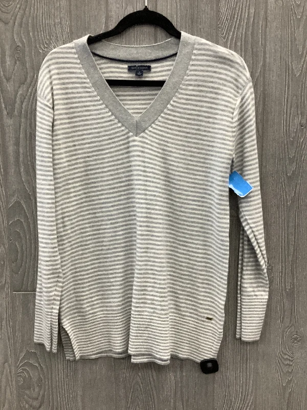 New Products Top Long Sleeve By Tommy Hilfiger In Grey, Size: M