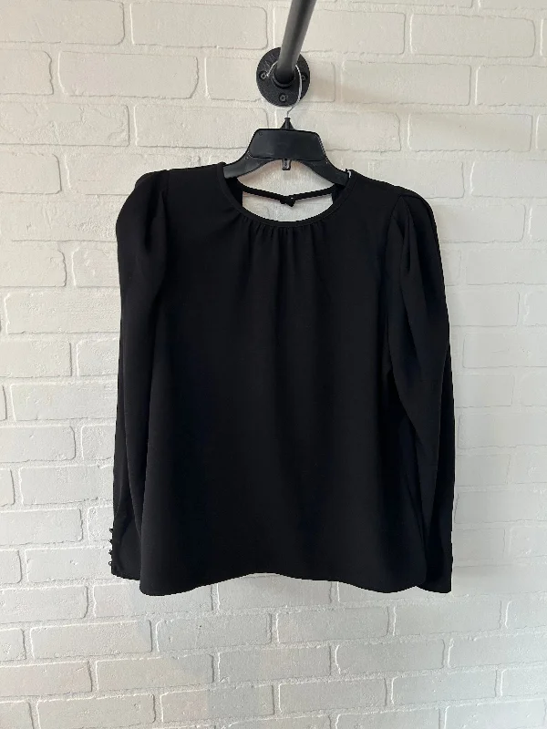 Cozy Fashion Trends Top Long Sleeve By Express In Black, Size: M