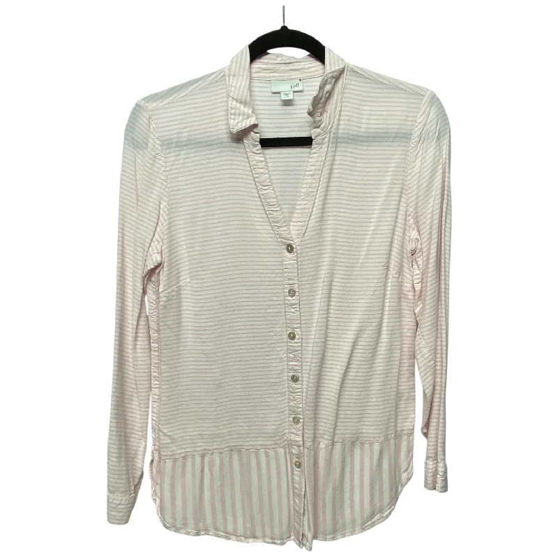 Youthful Vitality Top Long Sleeve By J. Jill In Striped Pattern, Size: S
