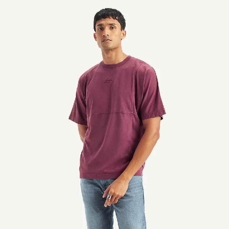 Slim Fit Men's Solid Regular Fit T-shirt