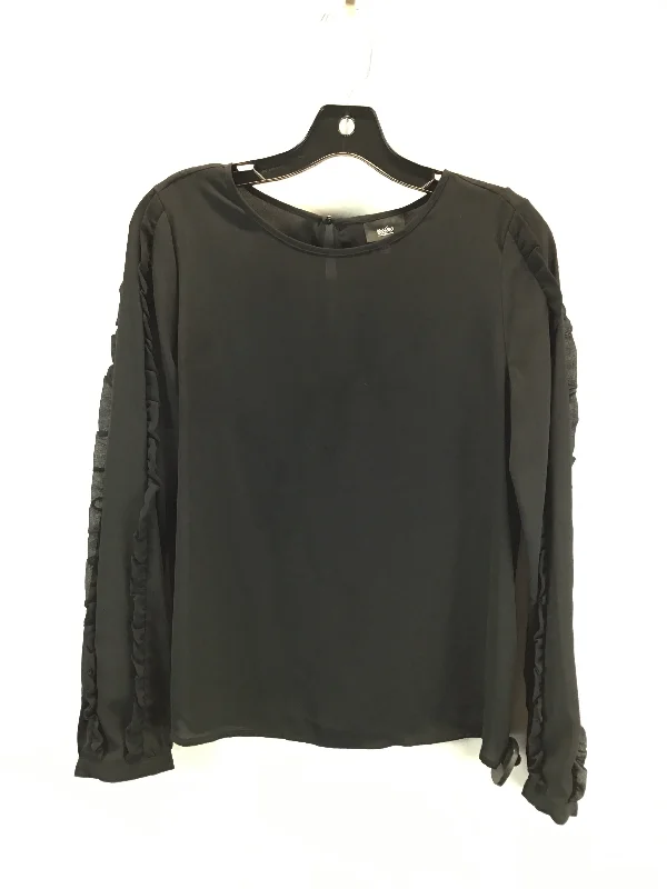 Stunning Fashion Top Long Sleeve By Mossimo In Black, Size: Xs