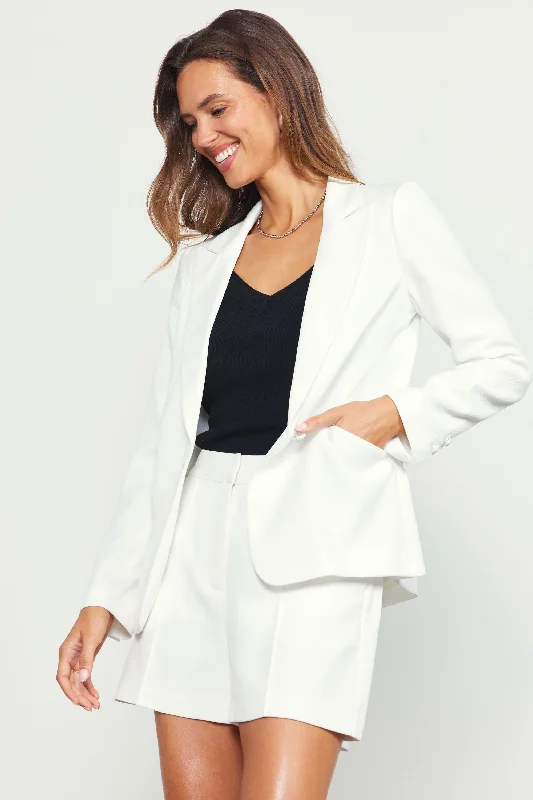 Multifunctional Style Tailored Single-Breasted Blazer