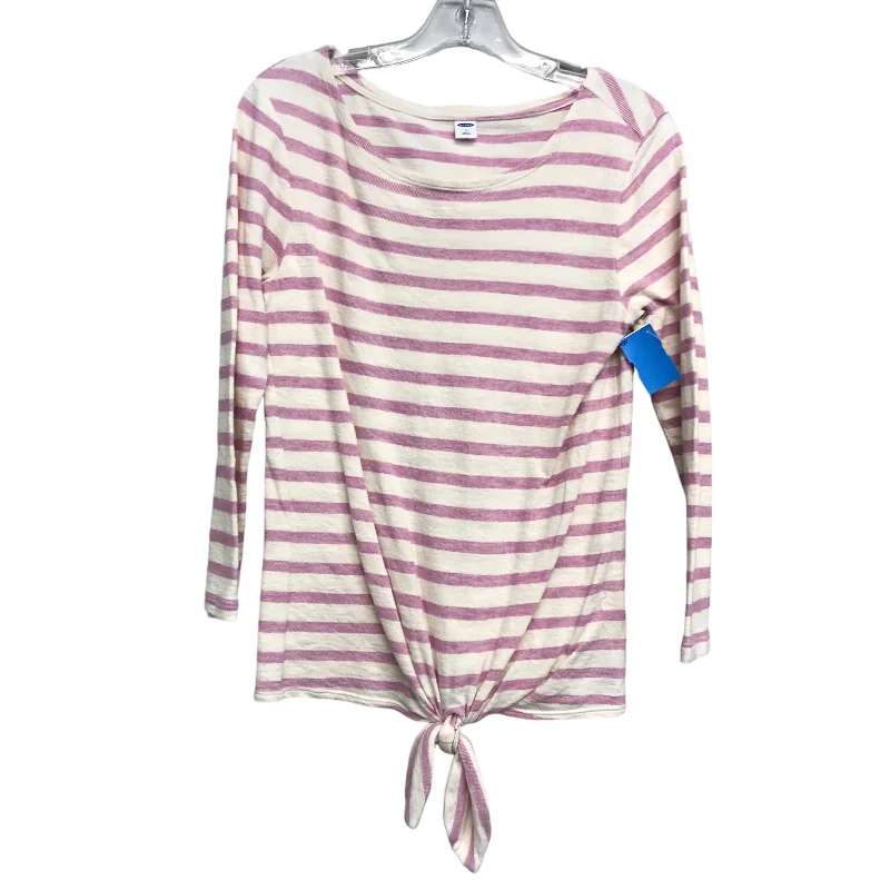 Sports Series Top Ls By Old Navy In Striped Pattern, Size:S