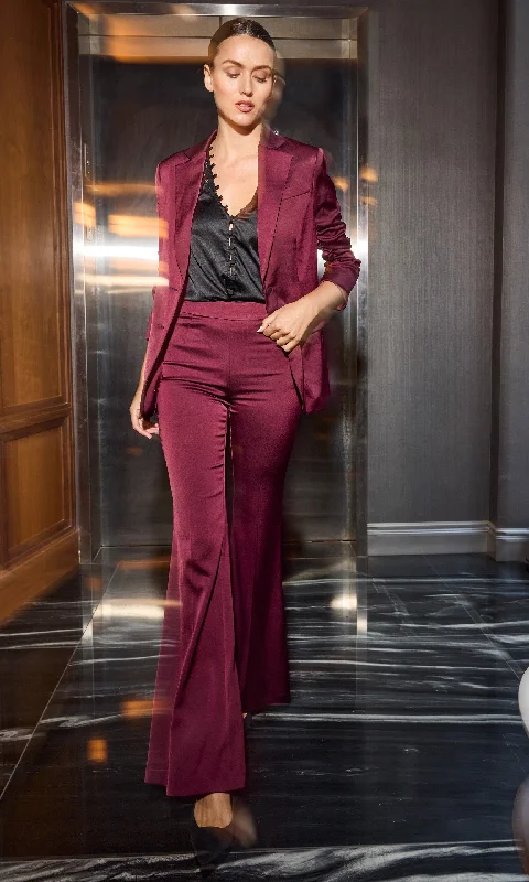 Comfortable Chic Drea Satin Blazer