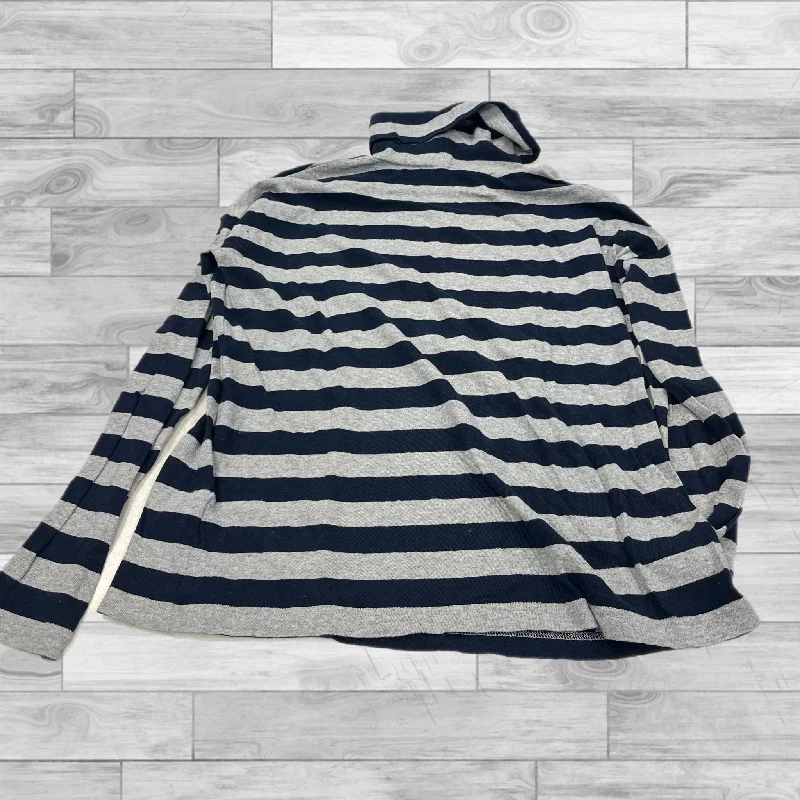 Easy Fashion Top Long Sleeve By J. Crew In Striped Pattern, Size: S