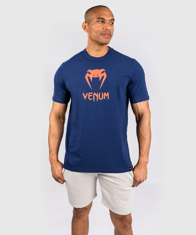 Modern Tailoring Venum Classic T-Shirt - Navy Blue/Orange