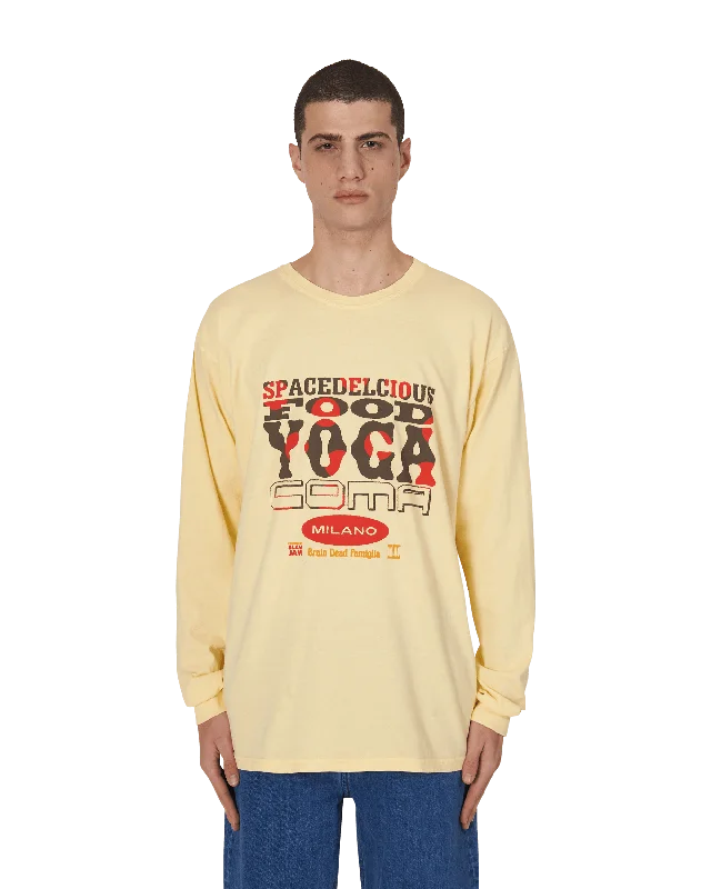 Relaxed Looks Slam Jam x SPACEDELICIOUS Longsleeve T-Shirt Yellow