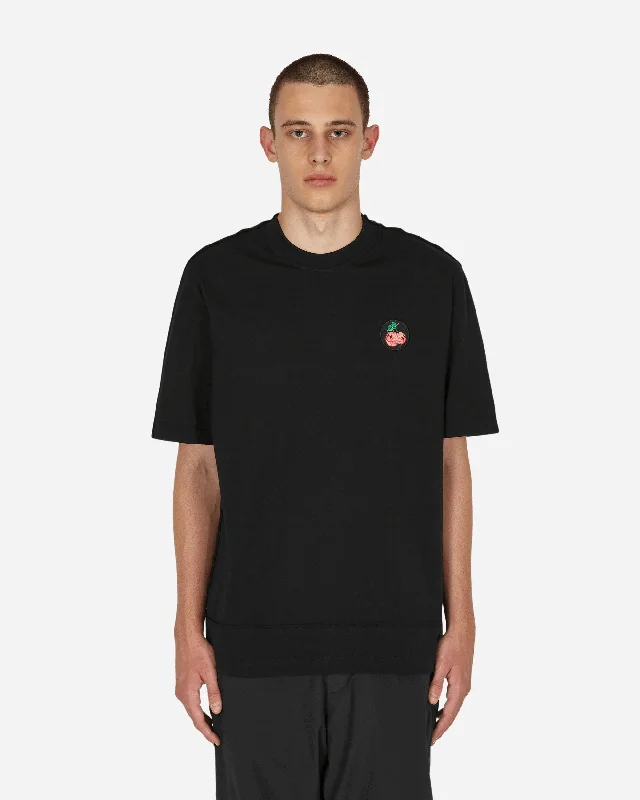 Casual Wear Cherries T-Shirt Black