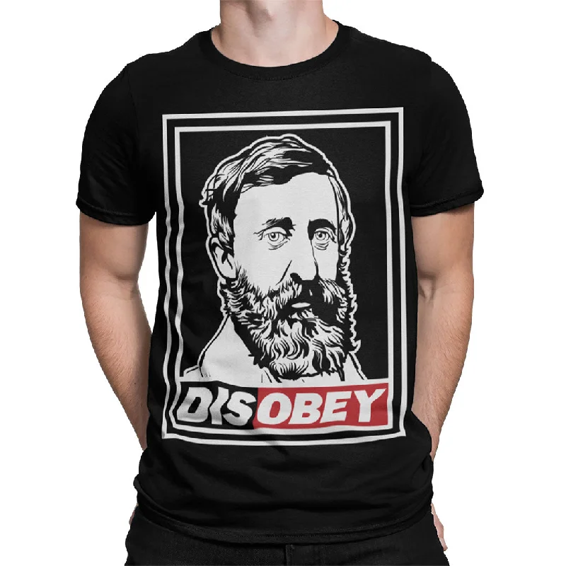 Versatile Style Henry David Thoreau DISOBEY Short-Sleeve Unisex T-Shirt