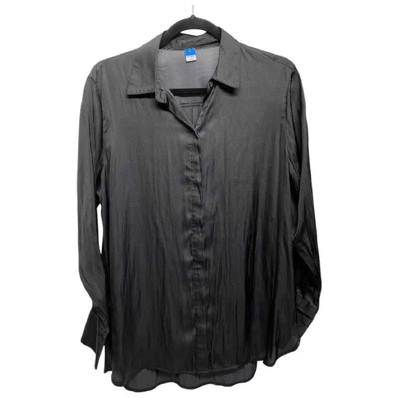 Elegant Outline Top Long Sleeve By Old Navy In Black, Size: S