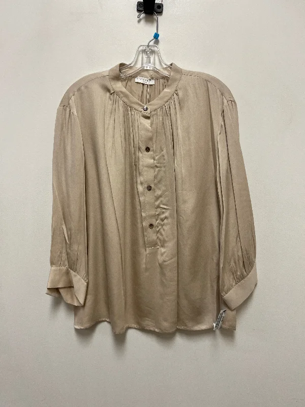 Sports And Leisure Top Long Sleeve By Cma In Cream, Size: Xl