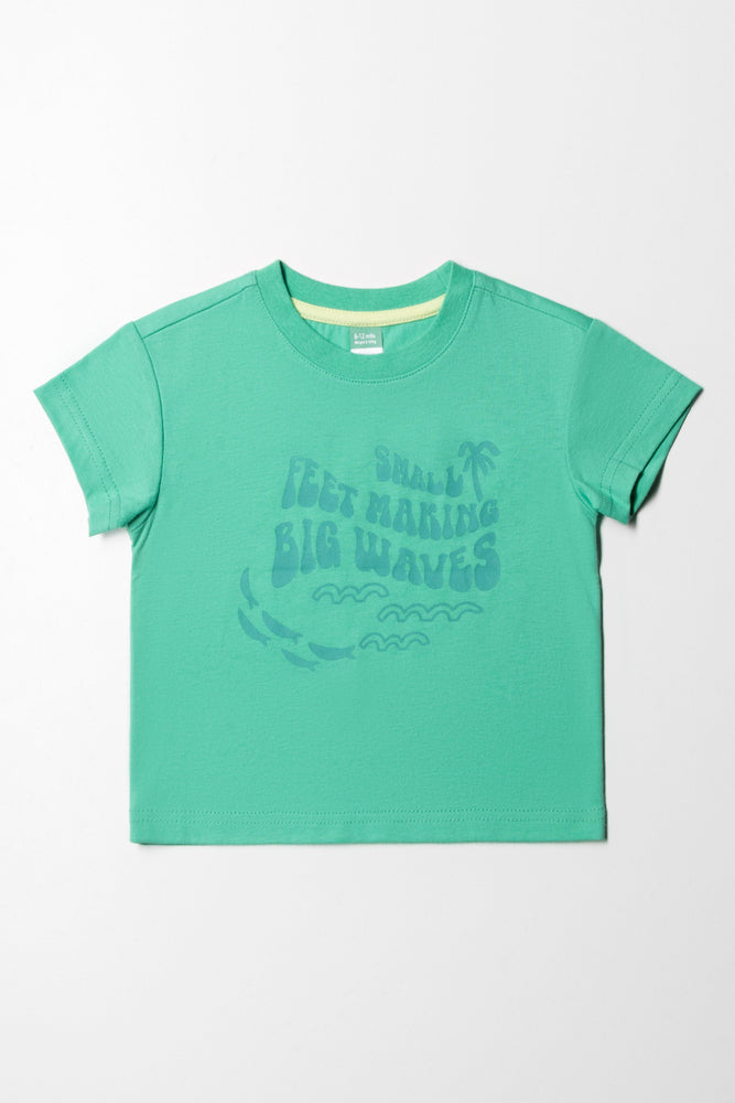 Relaxed Clothing Small Feet Printed T-Shirt