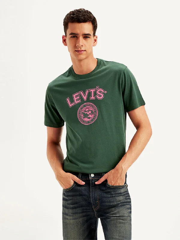 Comfortable Design Men's Graphic Print Regular Fit T-Shirt