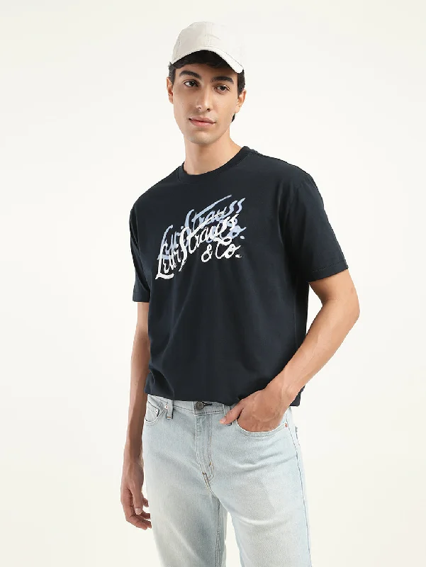 Weekend Wear Men's Brand Logo Oversized T-Shirt