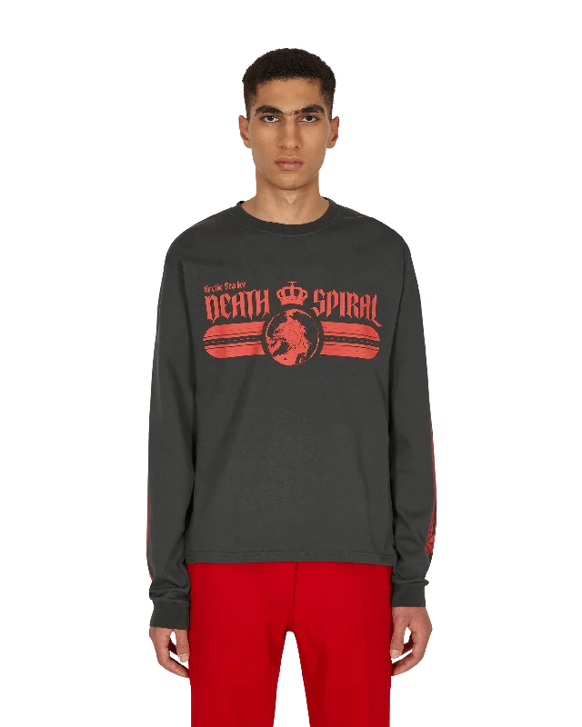 Tropical Style Death Spiral Longsleeve T-Shirt Black