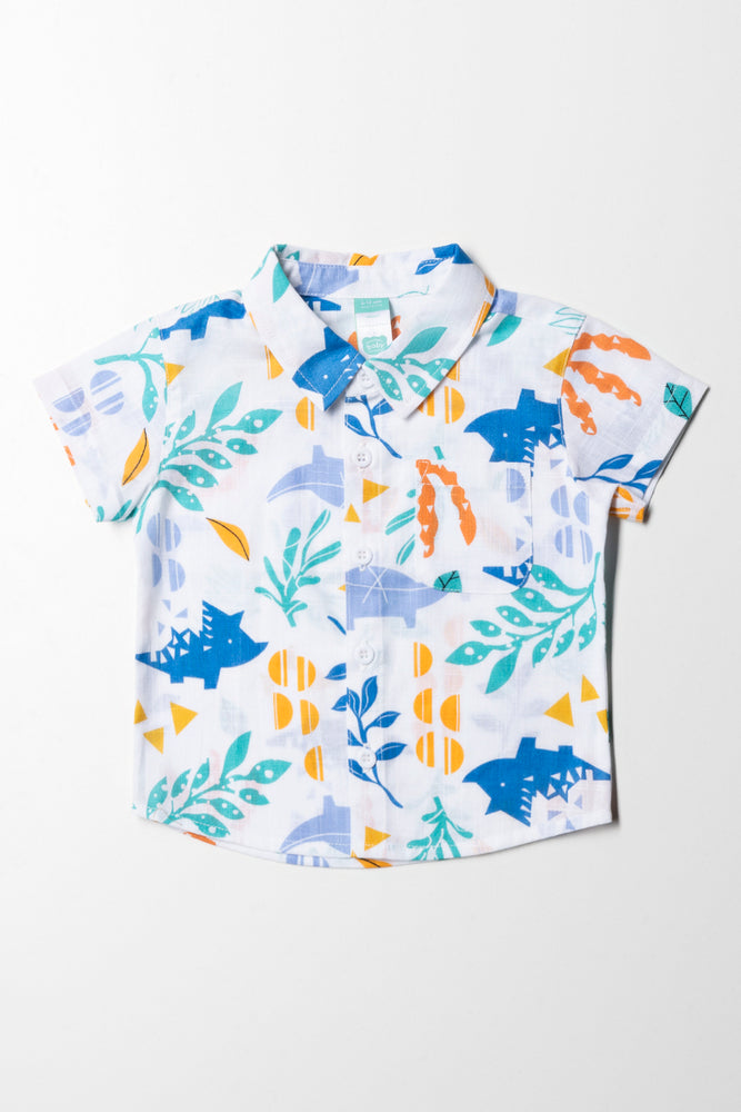 Ultra-lightweight Printed Woven Shirt