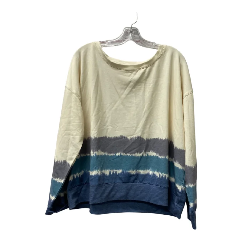 Quality Tailoring Top Ls By Clothes Mentor In Cream, Size:Xl