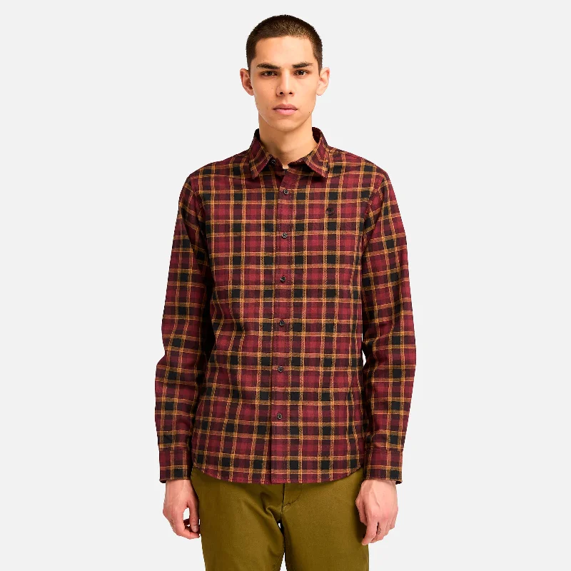 Stylish Wear Men's Herringbone Flannel Check Shirt