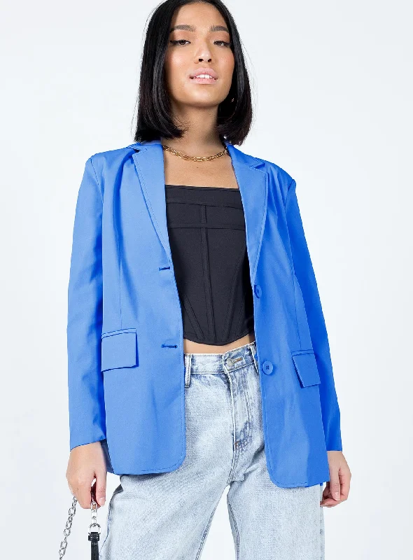 Elegant Series Spring Issue Blazer Blue
