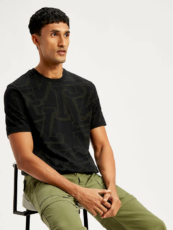 Versatile Wear Men's Typographic Print Regular Fit T-Shirt