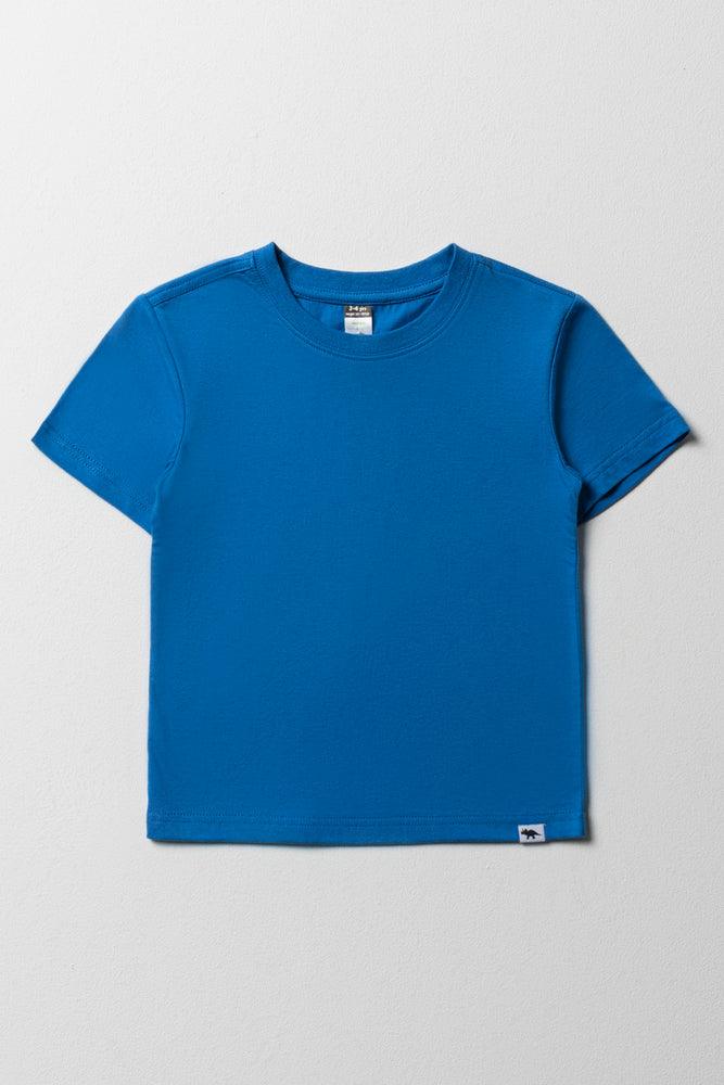 Romantic Temperament Short Sleeve T-Shirt Blue