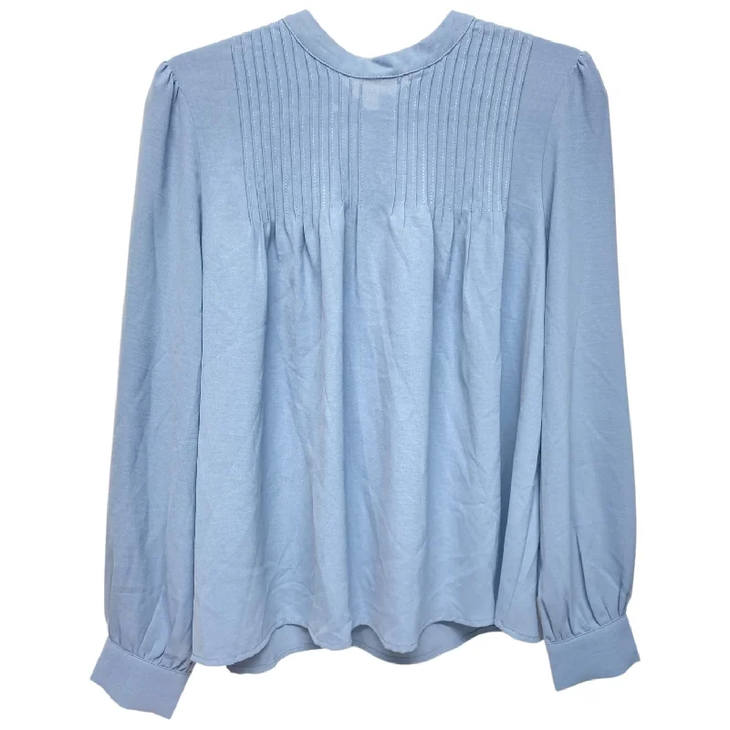 Fashion And Simplicity Top Long Sleeve By Clothes Mentor In Blue, Size: S