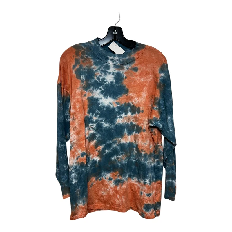 Simple Style Top Long Sleeve By We The Free In Tie Dye Print, Size: S