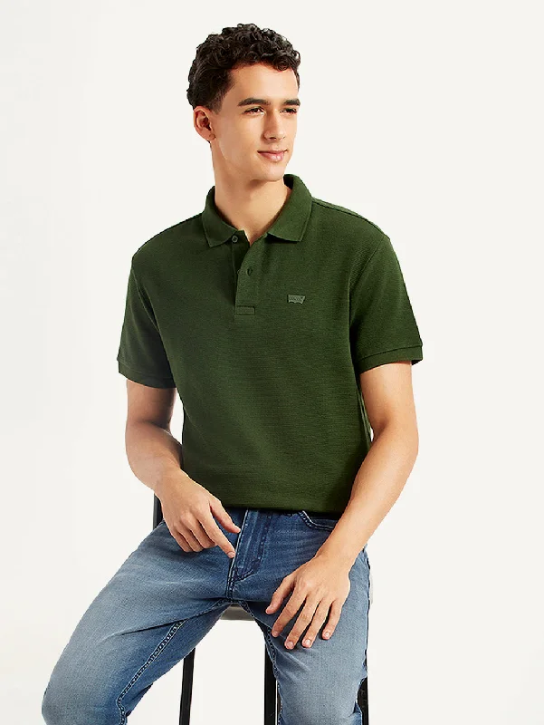 Comfortable Lifestyle Men's Solid Slim Fit Polo T-shirt