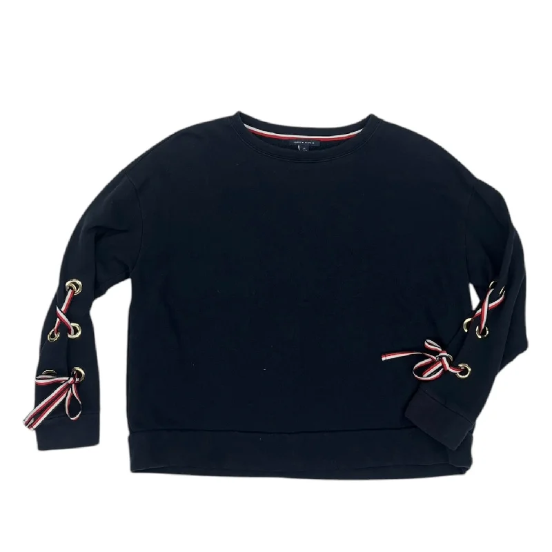 Warm Wear Top Ls By Tommy Hilfiger In Navy, Size:M