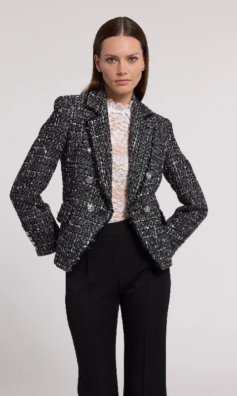Cozy Footwear Eliza Tweed Blazer