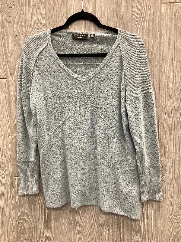 Cute Design Top Long Sleeve By Clothes Mentor In Blue, Size: S