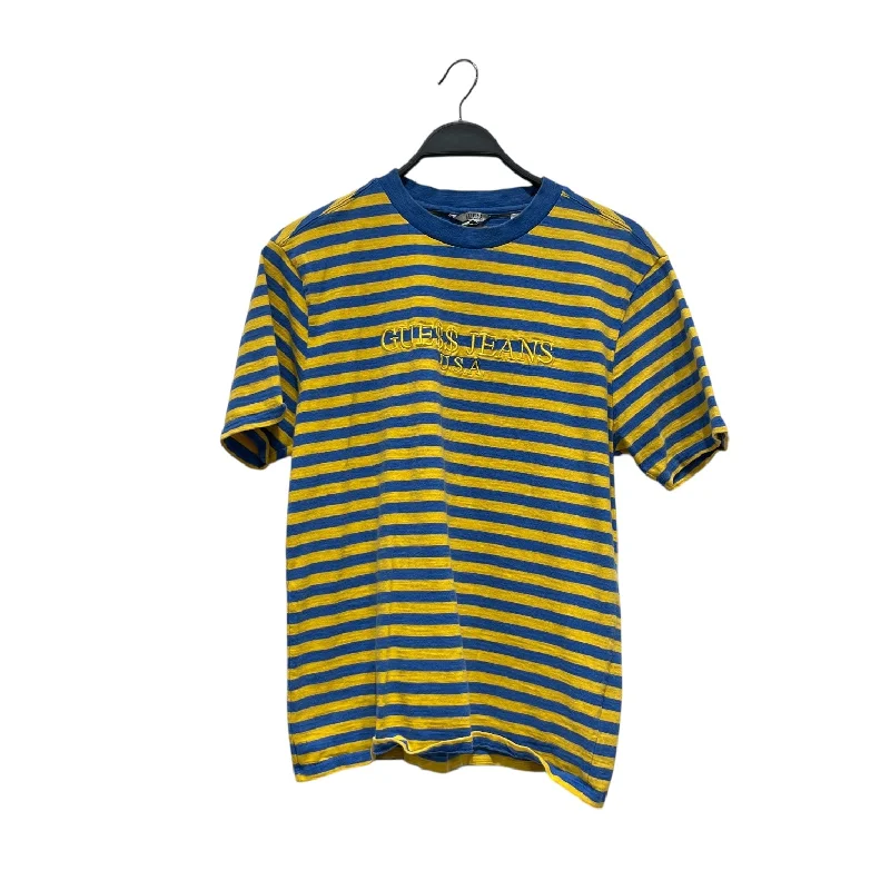 New Products GUESS/T-Shirt/S/Cotton/BLU/Stripe/