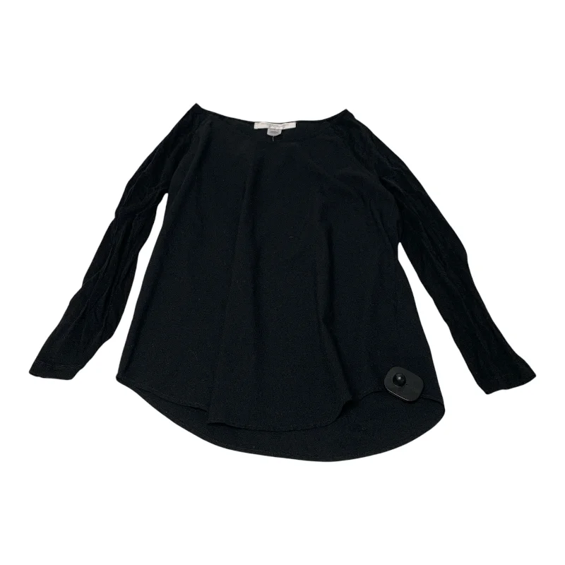 Elegant Temperament Top Long Sleeve Basic By French Connection In Black, Size: S