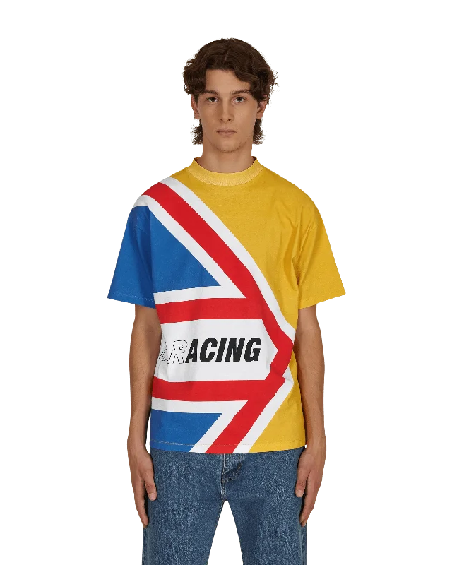 Comfortable Series Karacing Helmet Graphic T-Shirt Multicolor