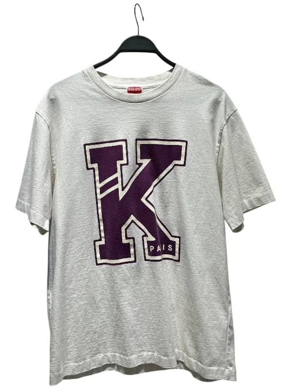 Thin Design KENZO/T-Shirt/L/Cotton/WHT/PURPLE K