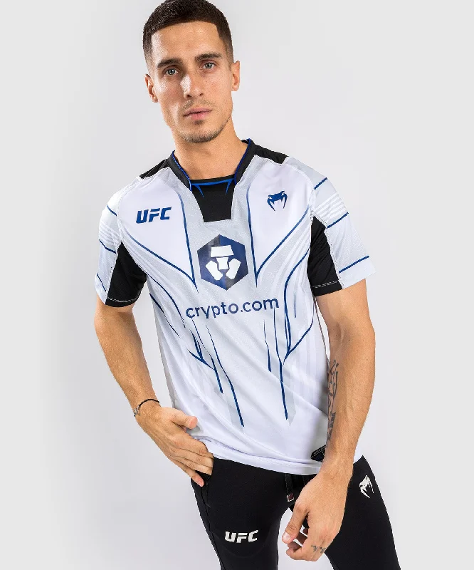Comfortable Looks UFC Venum Authentic Fight Night 2.0 Kit by Venum Men's Walkout Jersey - Midnight Edition - Ice