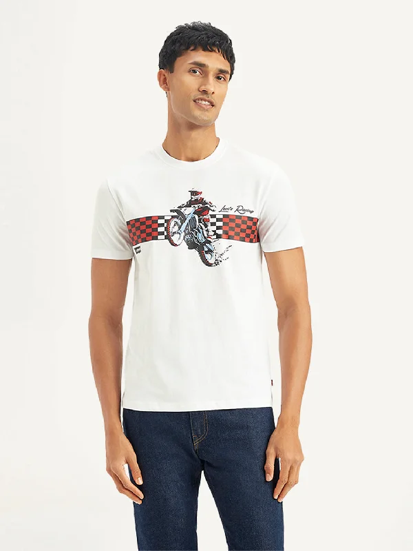 Advanced Customization Men's Graphic Print Slim Fit T-shirt