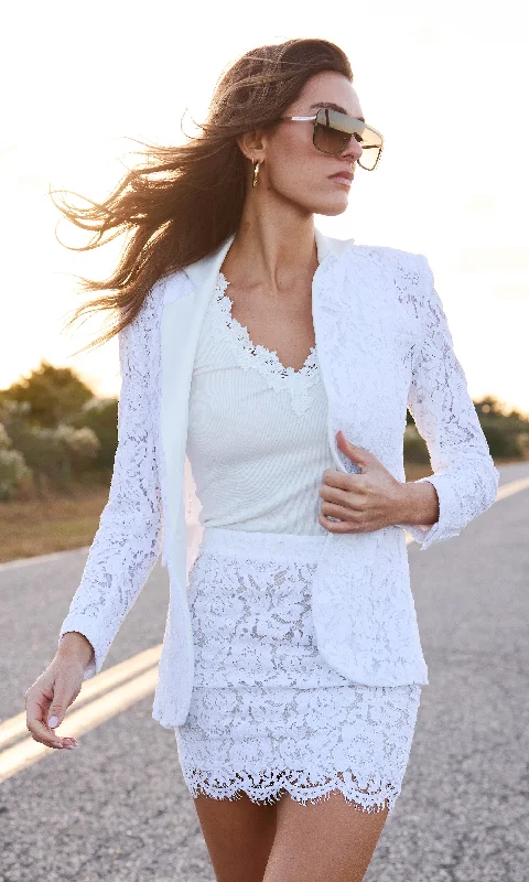 Comfy Chic Zoya Lace Blazer