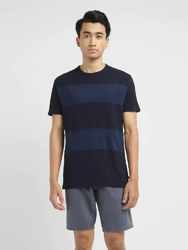 Personal Design Men's Striped Slim Fit T-shirt