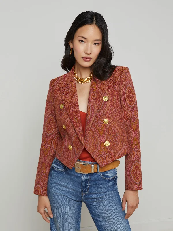 Comfortable Sweaters Lila Jacquard Blazer