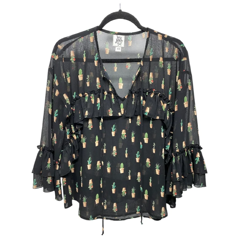 All-Day Comfort Top Long Sleeve By Ivy Jane In Black, Size: Xs