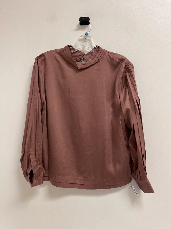 Simple Style Top Long Sleeve By Cma In Pink, Size: S
