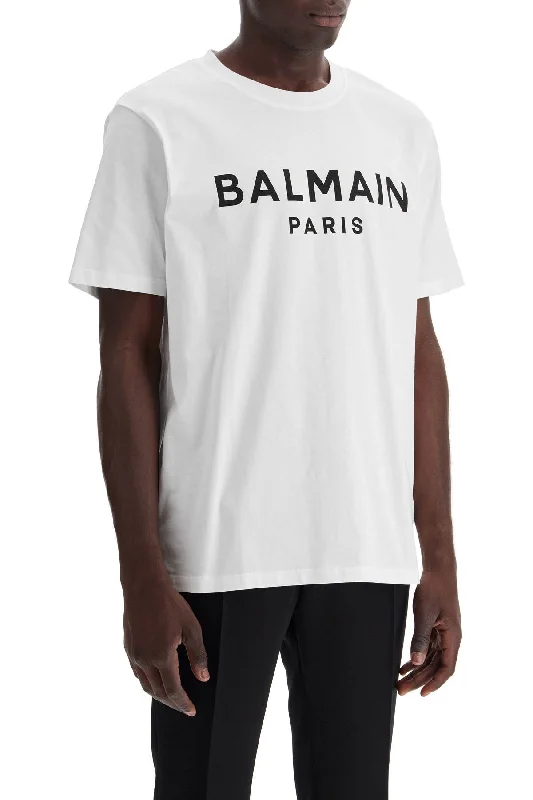 Cozy Fitting Balmain T-Shirt With Logo Print