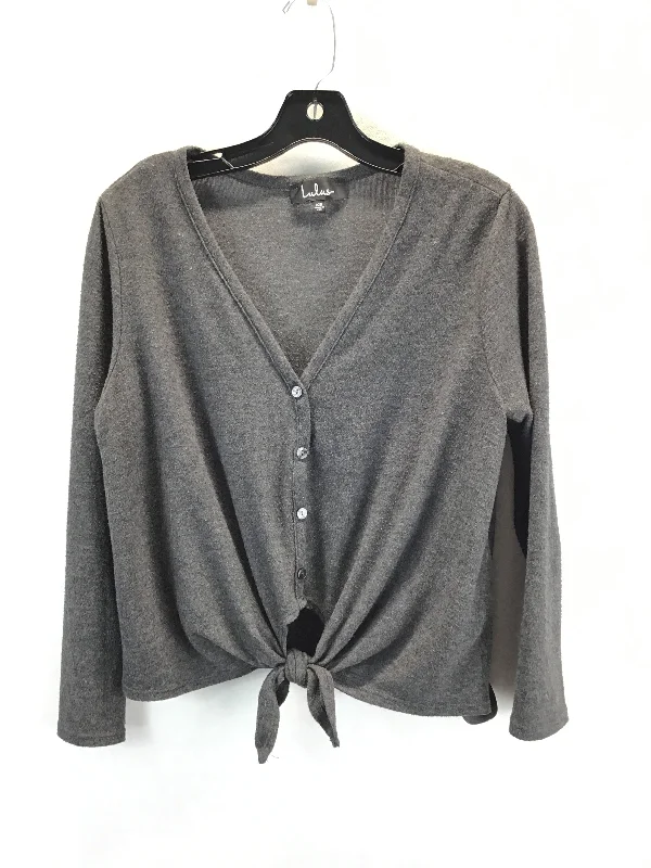 Comfortable Design Top Long Sleeve By Lulus In Grey, Size: Xs