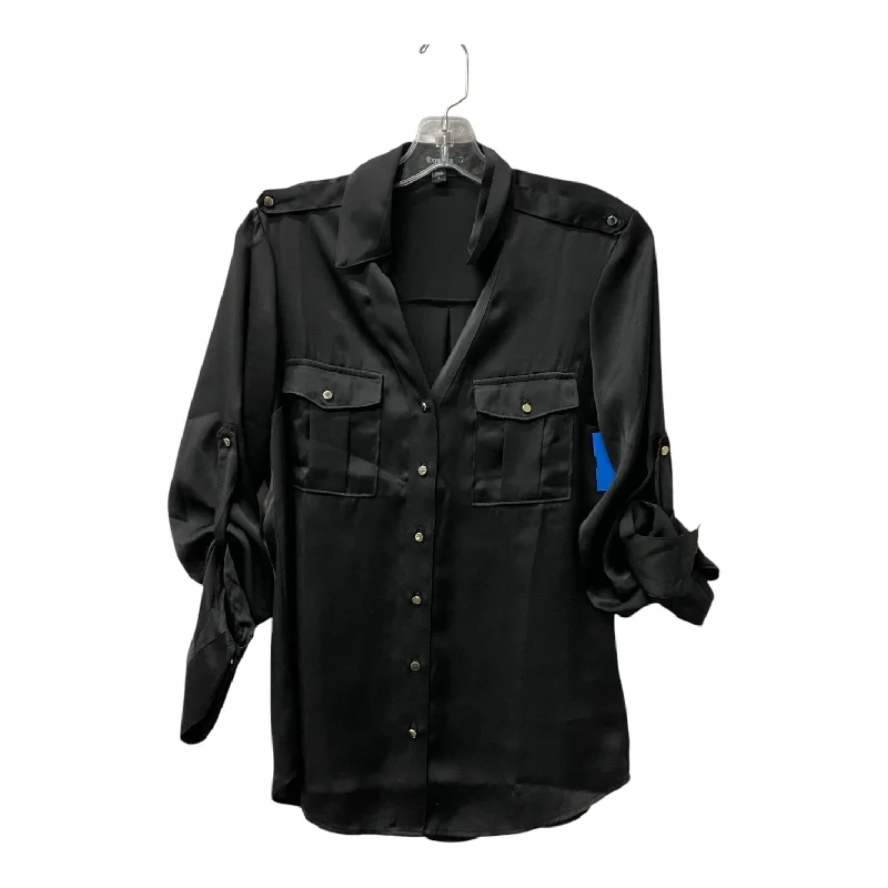 Sports Trend Top Ls By Express In Black, Size:S