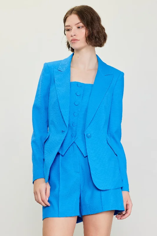 Goddess Style Tailored Single-Breasted Blazer
